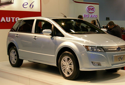 BYD approved to produce all-electric car e6